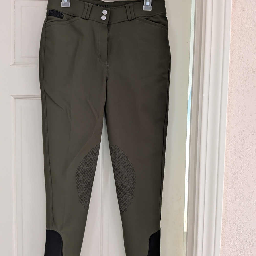 Chic Olive Equestrian Pants